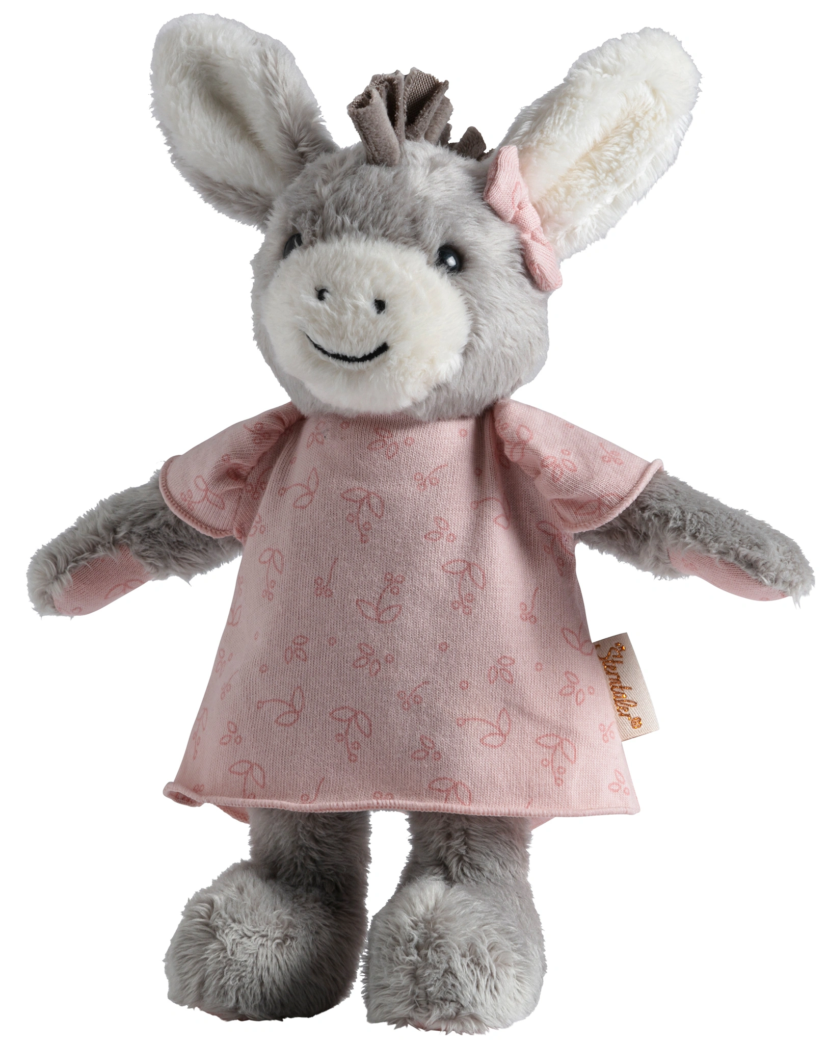 Kuscheltier EMMI GIRL BLÜMCHENKLEID (20cm) in zartrosa