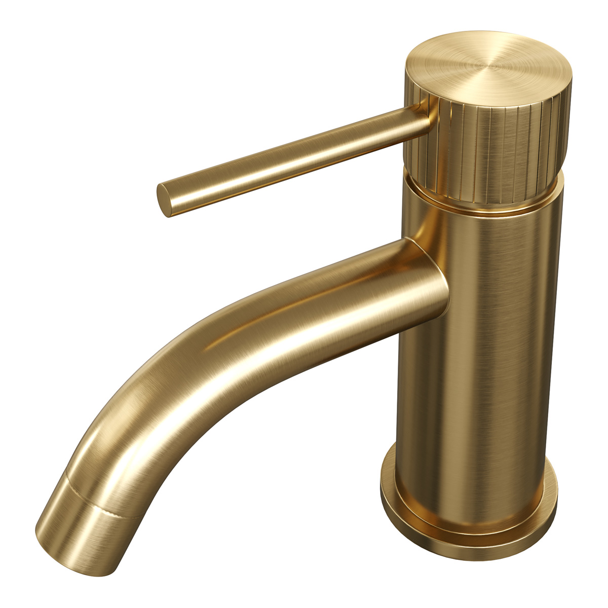 Brauer Stripe opbouw fonteinkraan messing geborsteld PVD