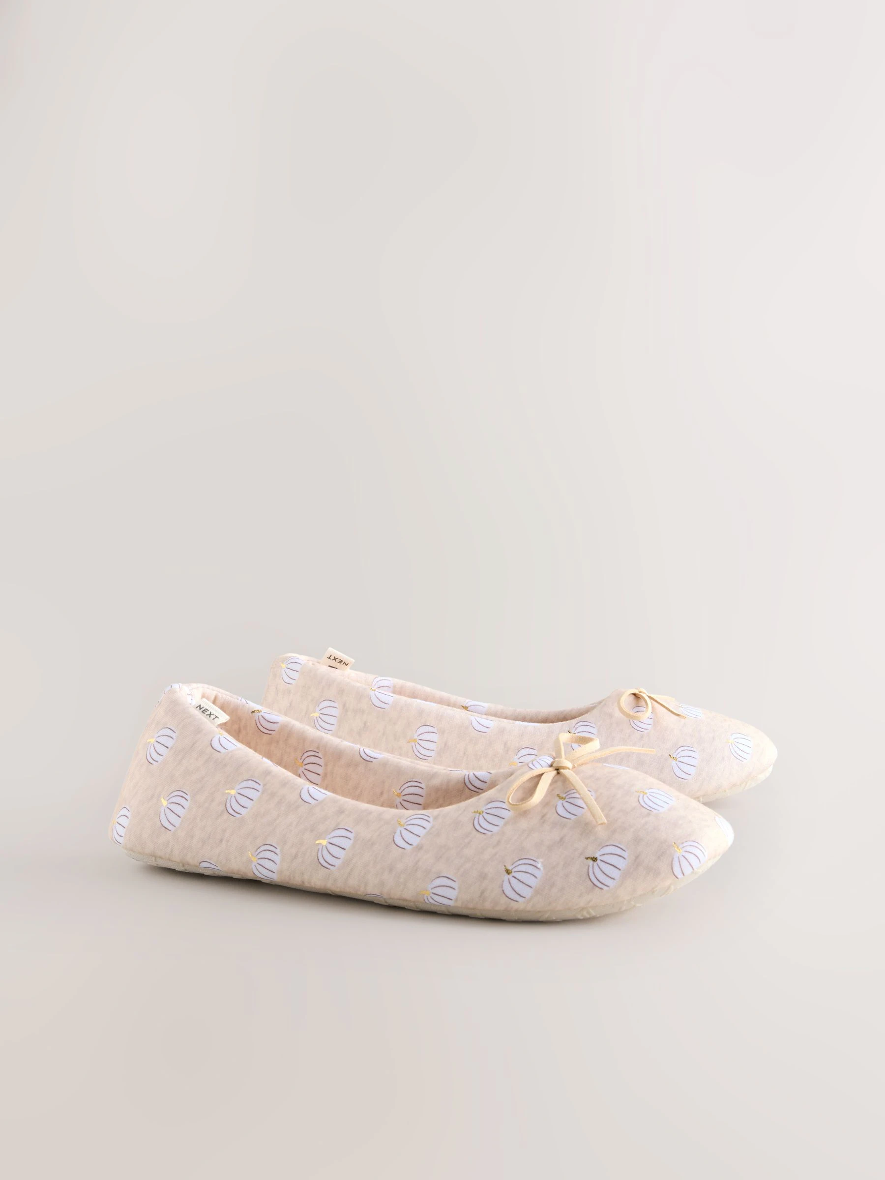 Crème met pompoen - Naturel Pumkin Ballet Pantoffels