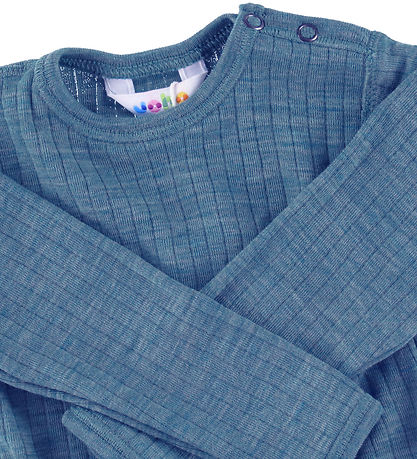 Joha Body L/æ - Wolle - Denimblau