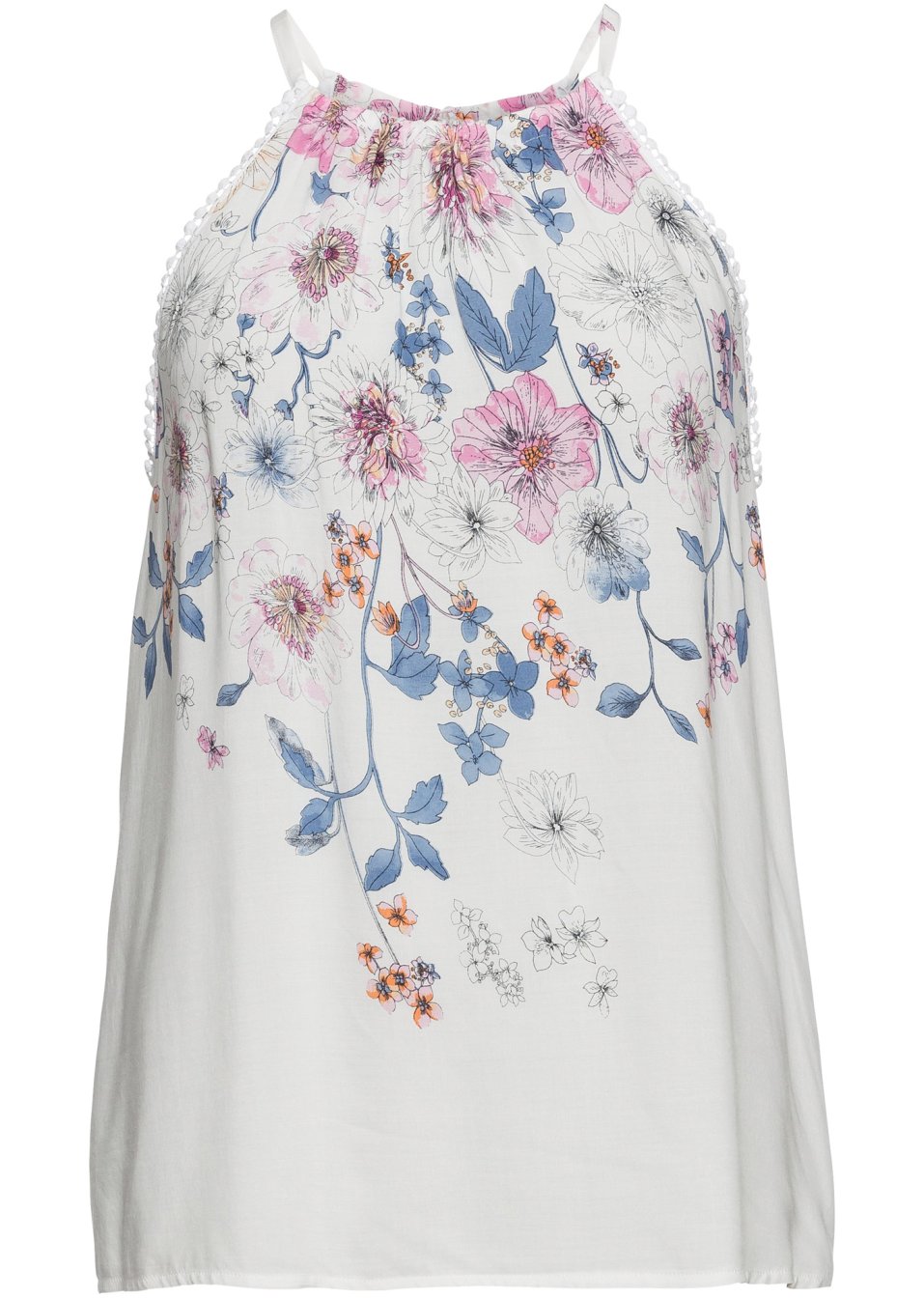Top-blouse imprimé