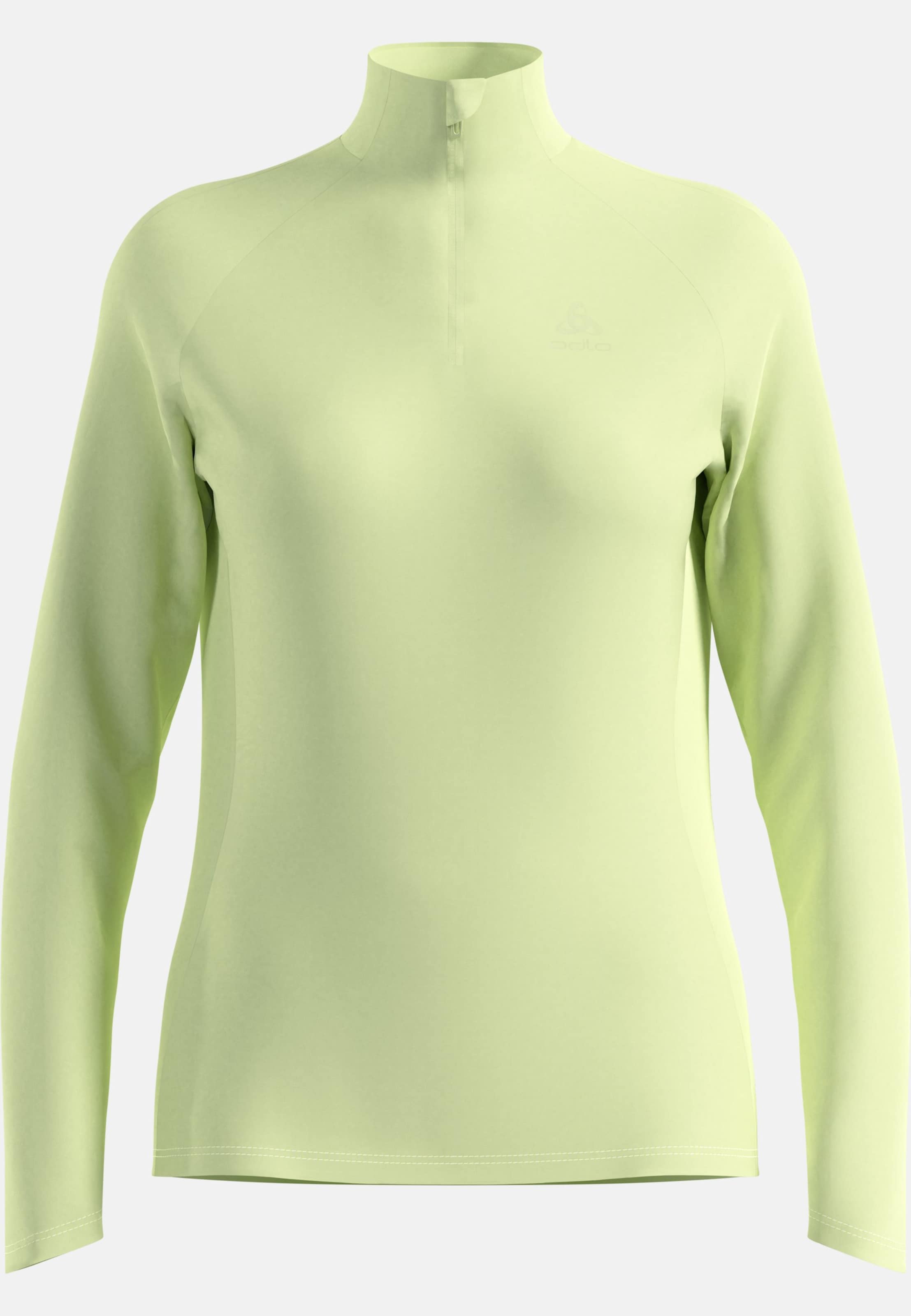 Essentials Ceramiwarm Mid Layer mit Halbreissverschluss in shadow lime