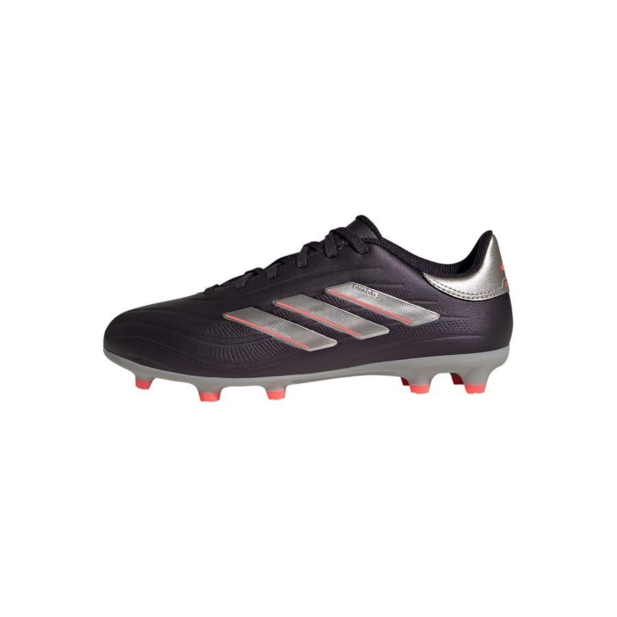 adidas Copa Pure 2 League FG Vivid Horizon - Aurora Black/Argenté/Turbo Enfant