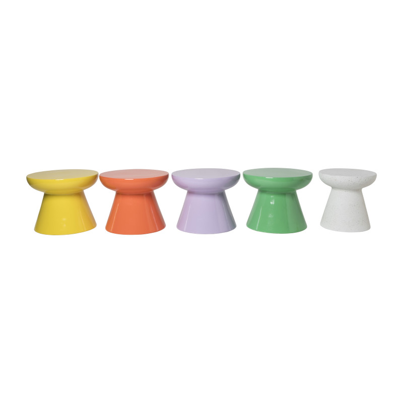 Bijzettafel conisch - lila - ø50x40