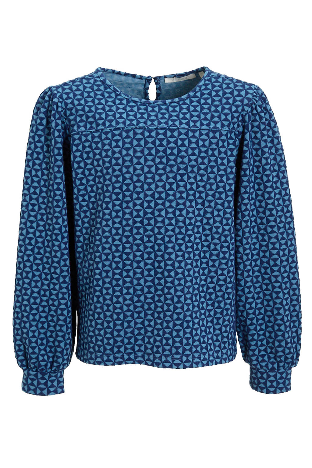 Coolcat Sweater Nina met Geometrisch Jacquard Patroon