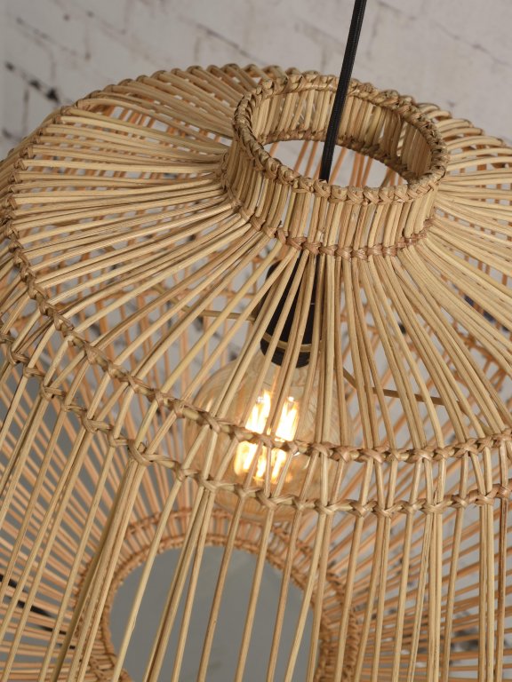 Good&Mojo Madagascar hanglamp Ø60 zwart
