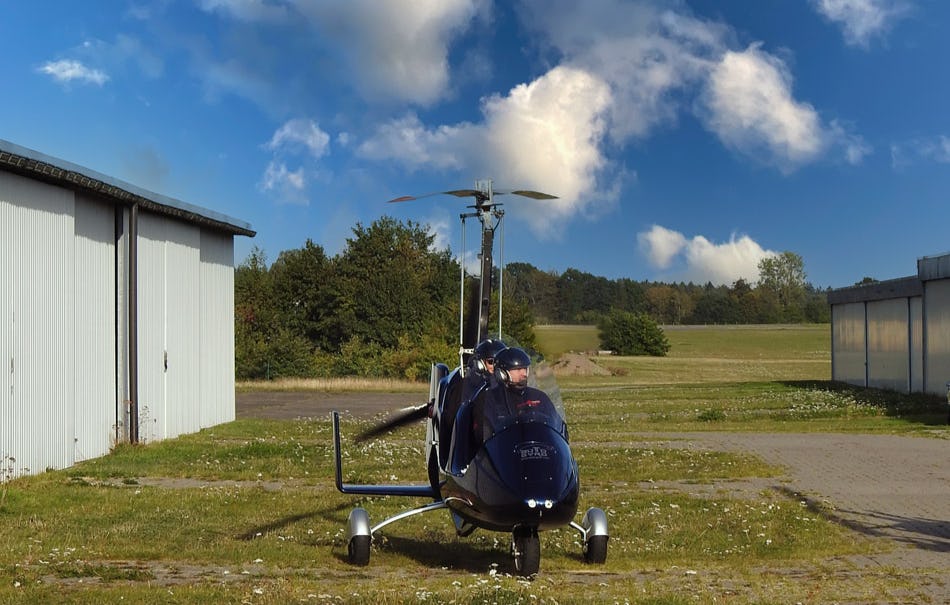 Tragschrauber fliegen