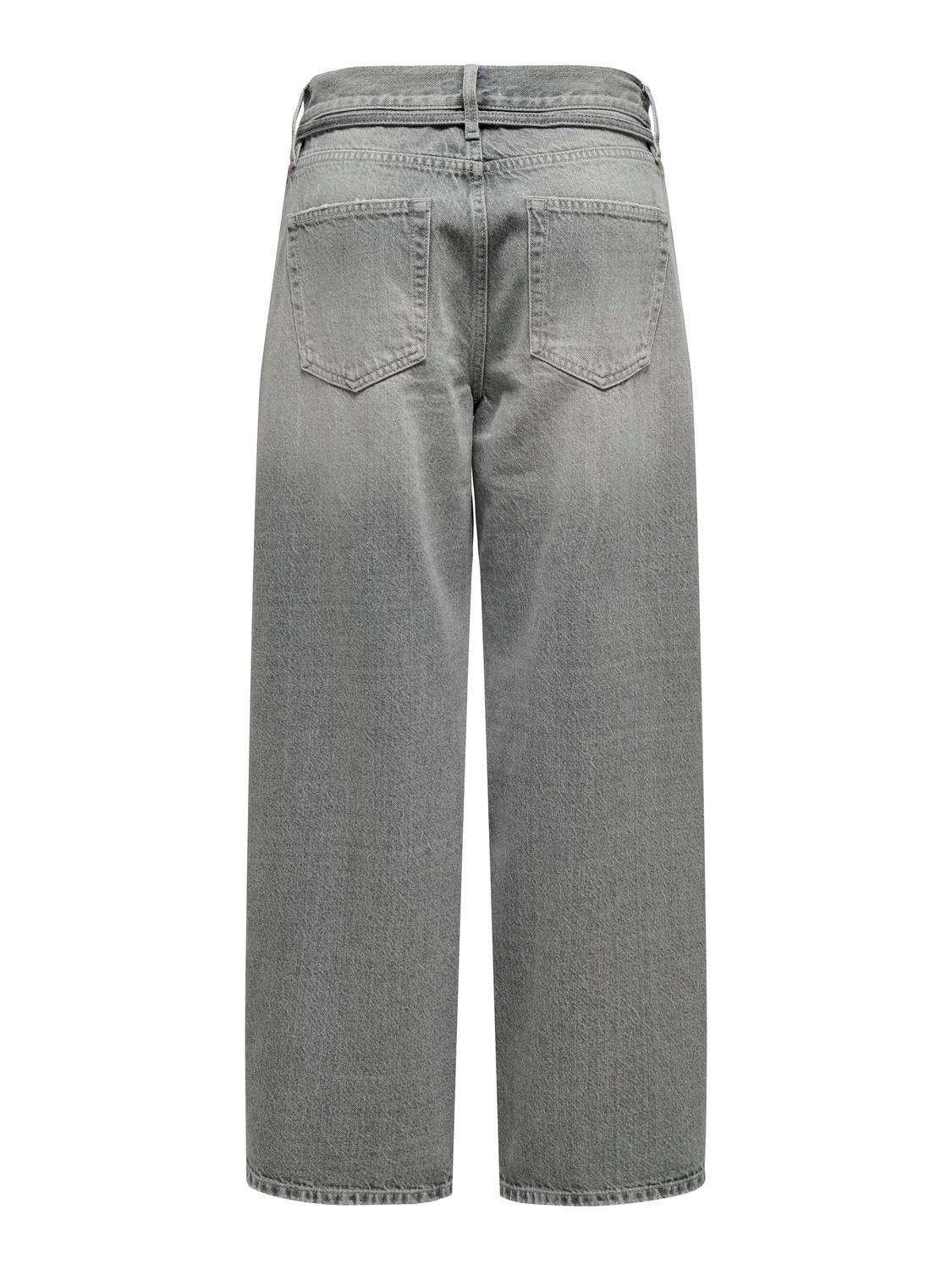 ONLGIANNA Mittlere Taille Ballon Schnitt Jeans Medium Grey Denim