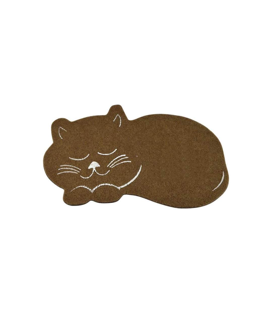 Paris Prix - Tapis De Repas Pour Chat feutrine 60cm Naturel