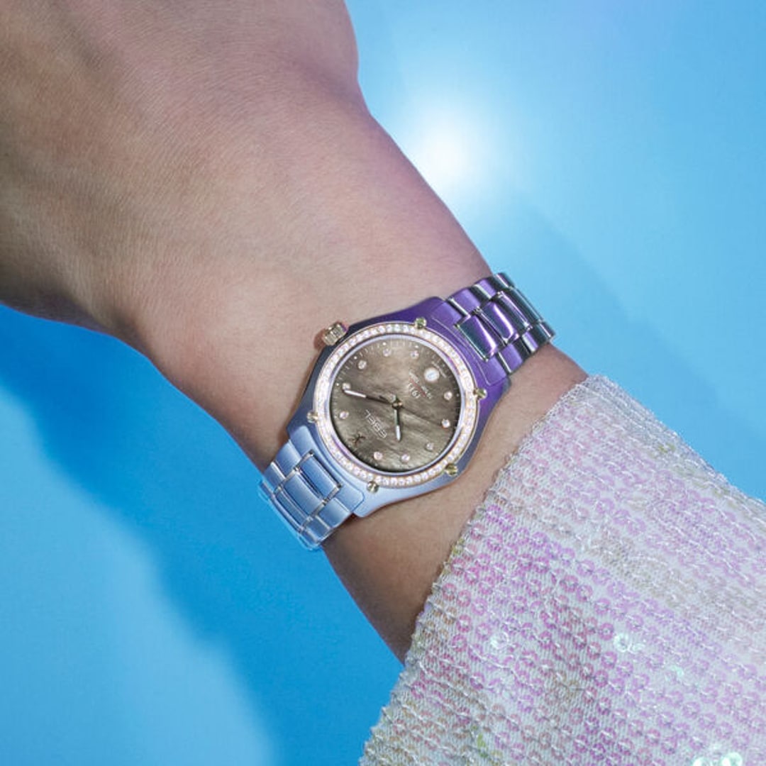 Ebel 1911 Lady Diamonds Bicolor / Dunkelgrau