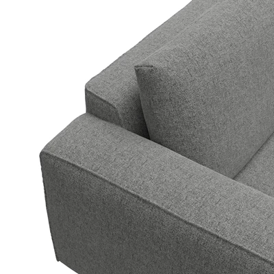 Nyland højrevendt hjørnesofa med pufafslutning