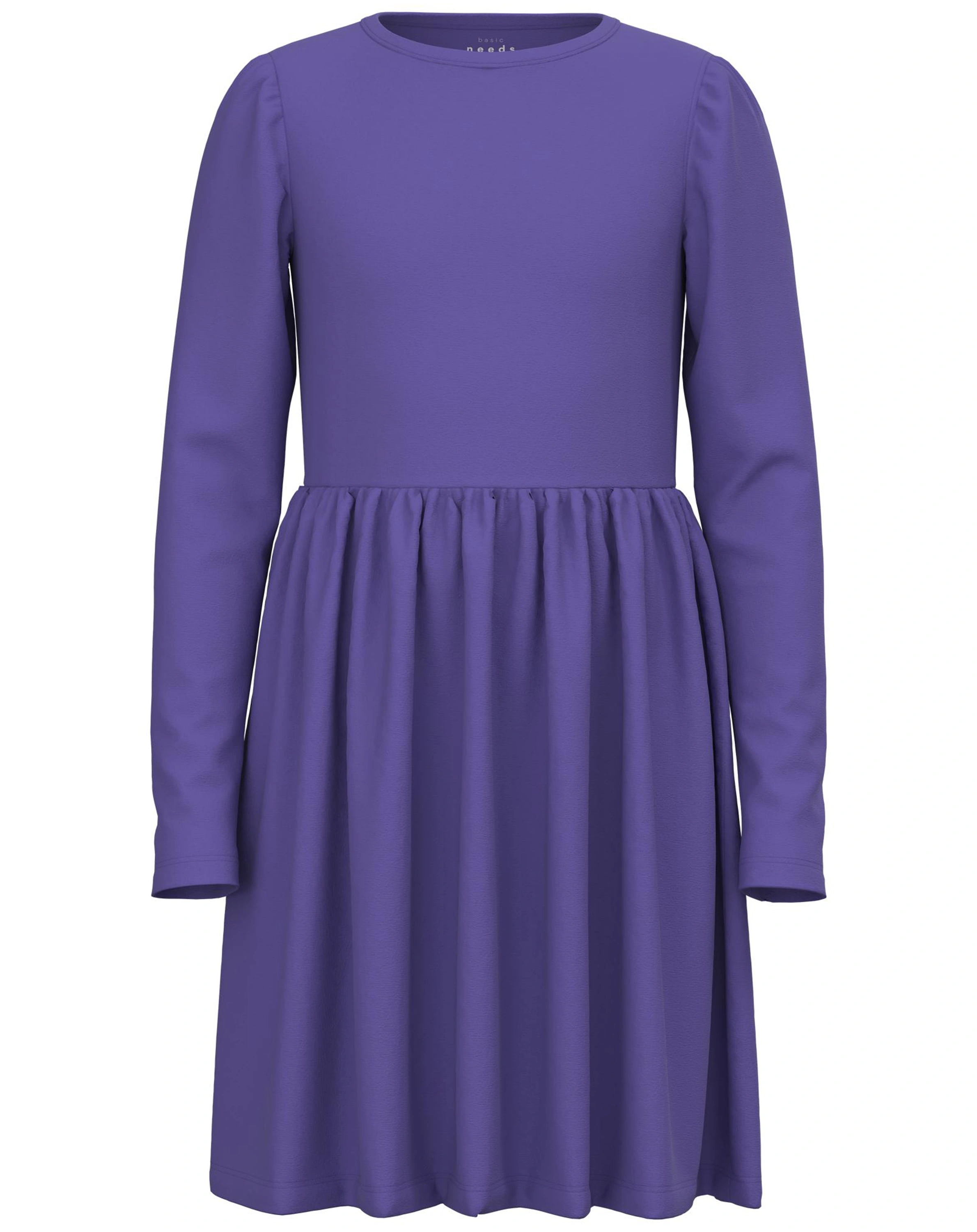 Langarmkleid NKFVALENTINA SOLID in purple corallites