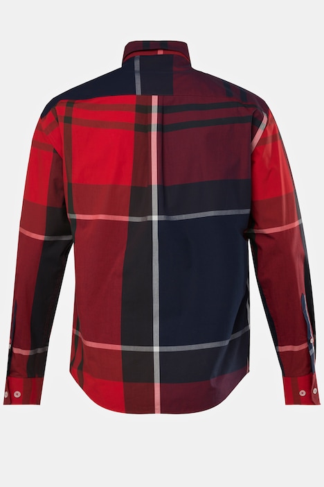 Karohemd, Langarm, Buttondown-Kragen, Modern Fit, bis 8 XL