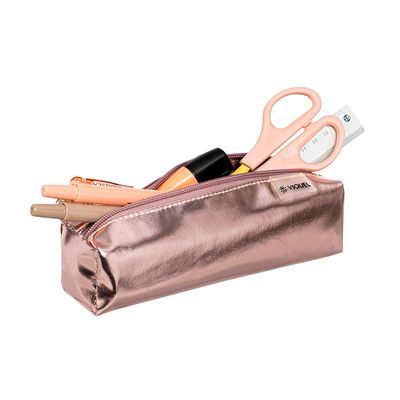 Trousse rectangulaire Silver - 1 compartiment - 5 coloris disponibles - Viquel