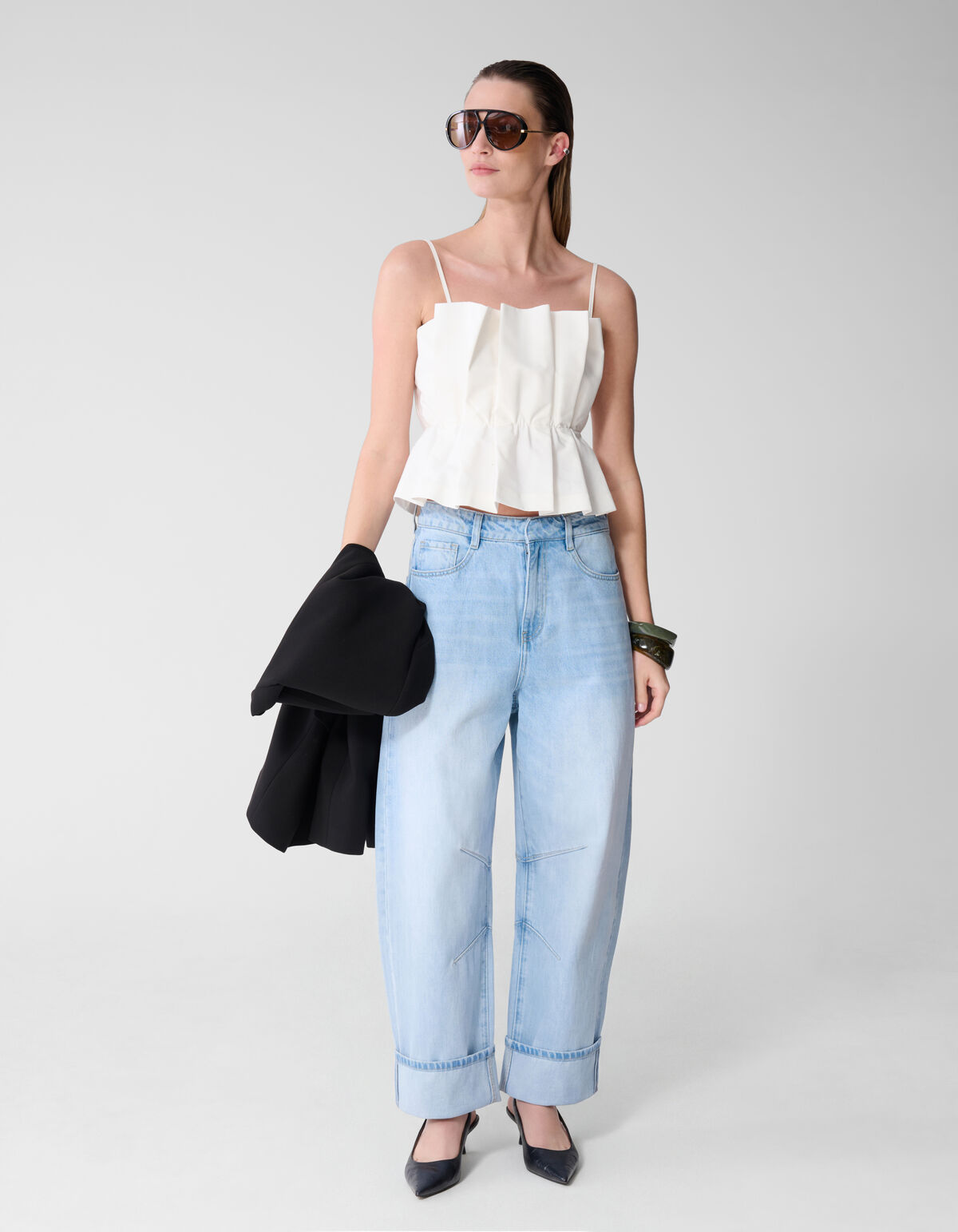 Barrel Fit Jeans Blauw By Lonneke