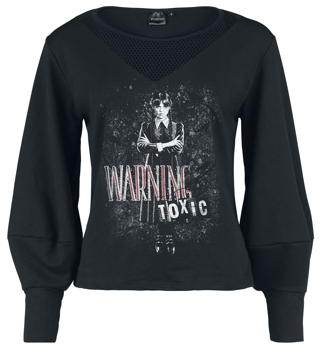 Warning - Toxic | Wednesday Sweat-shirt