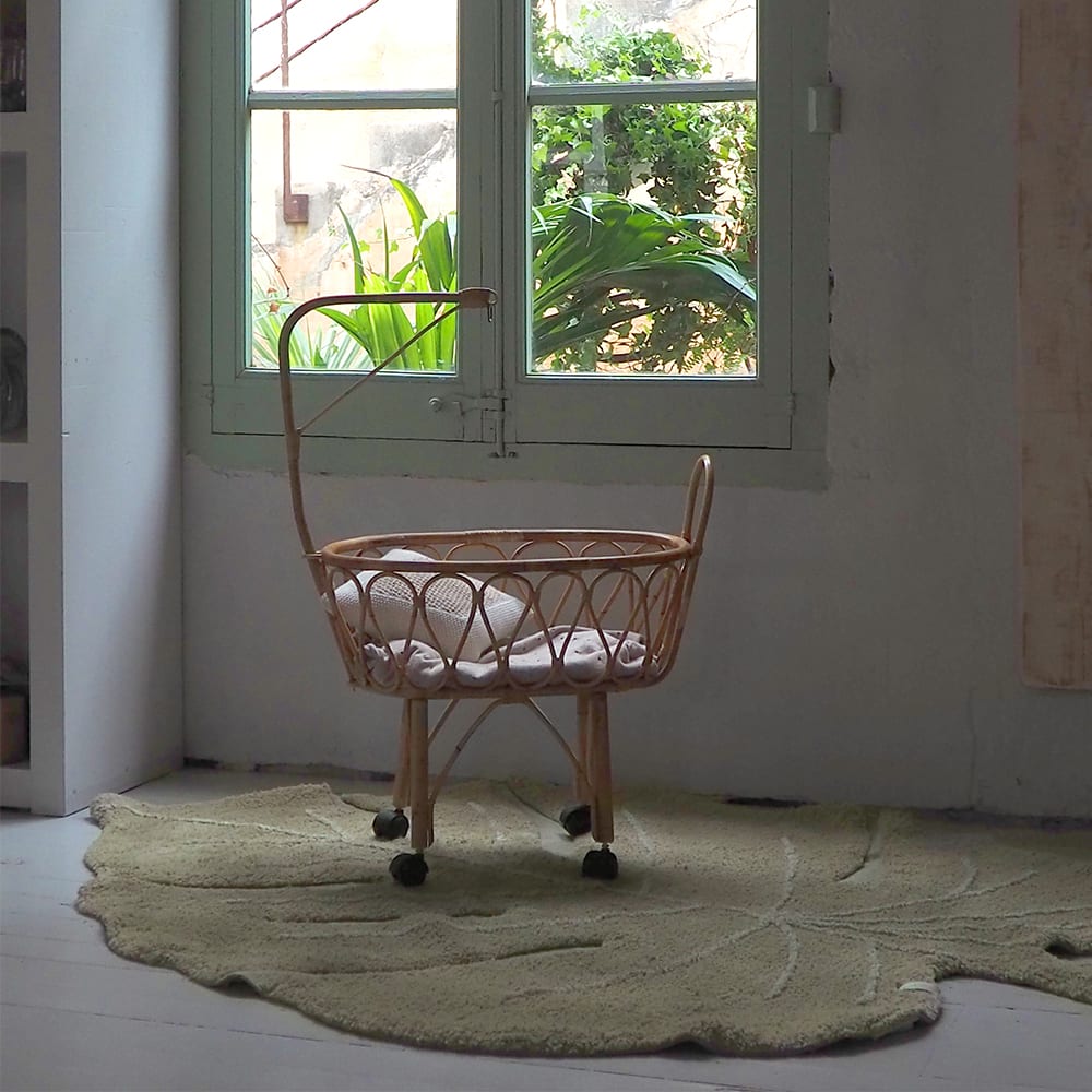 Lorena Canals Vloerkleed Monstera Olive 120 x 180 cm