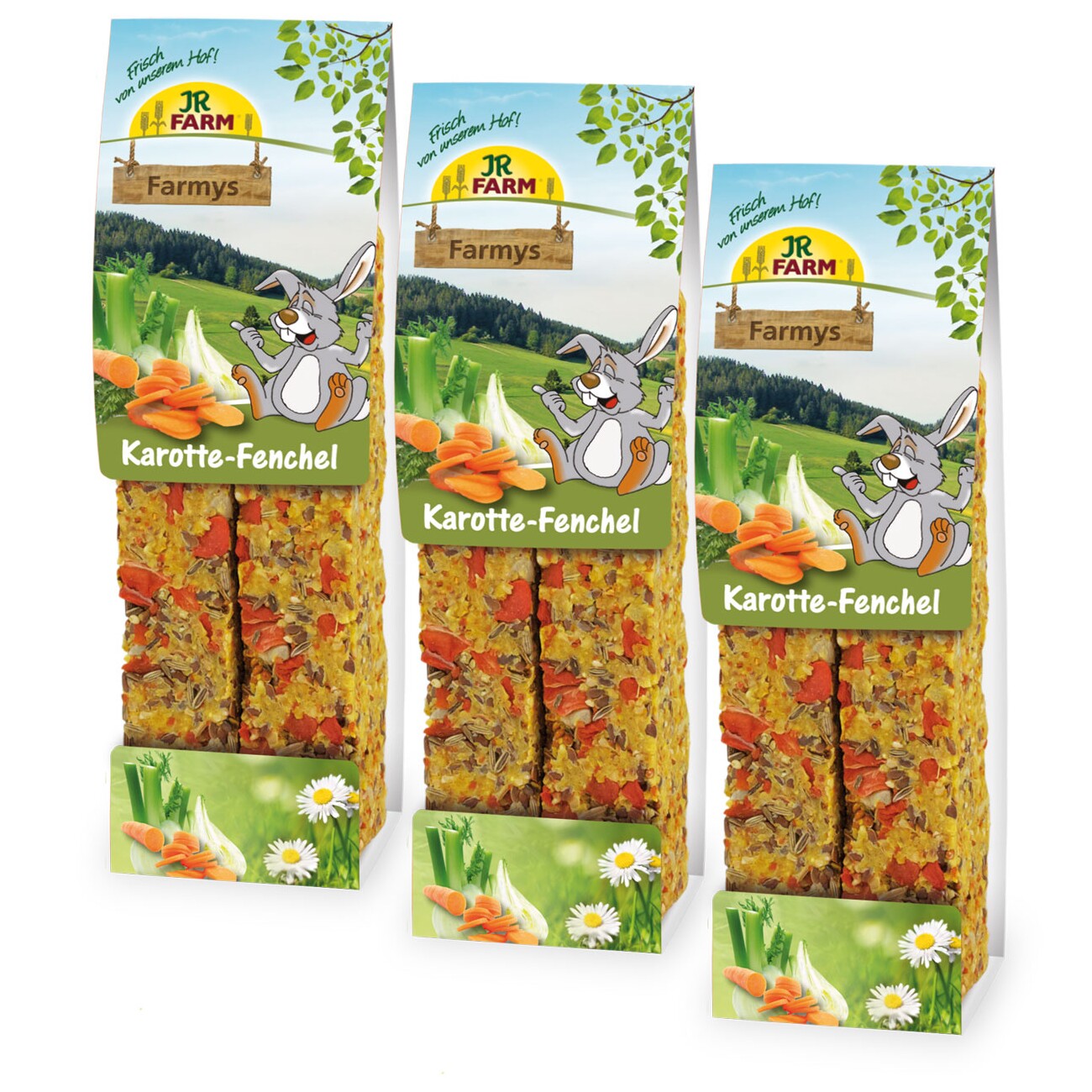 JR Farm Farmy's Karotte-Fenchel 3x160g