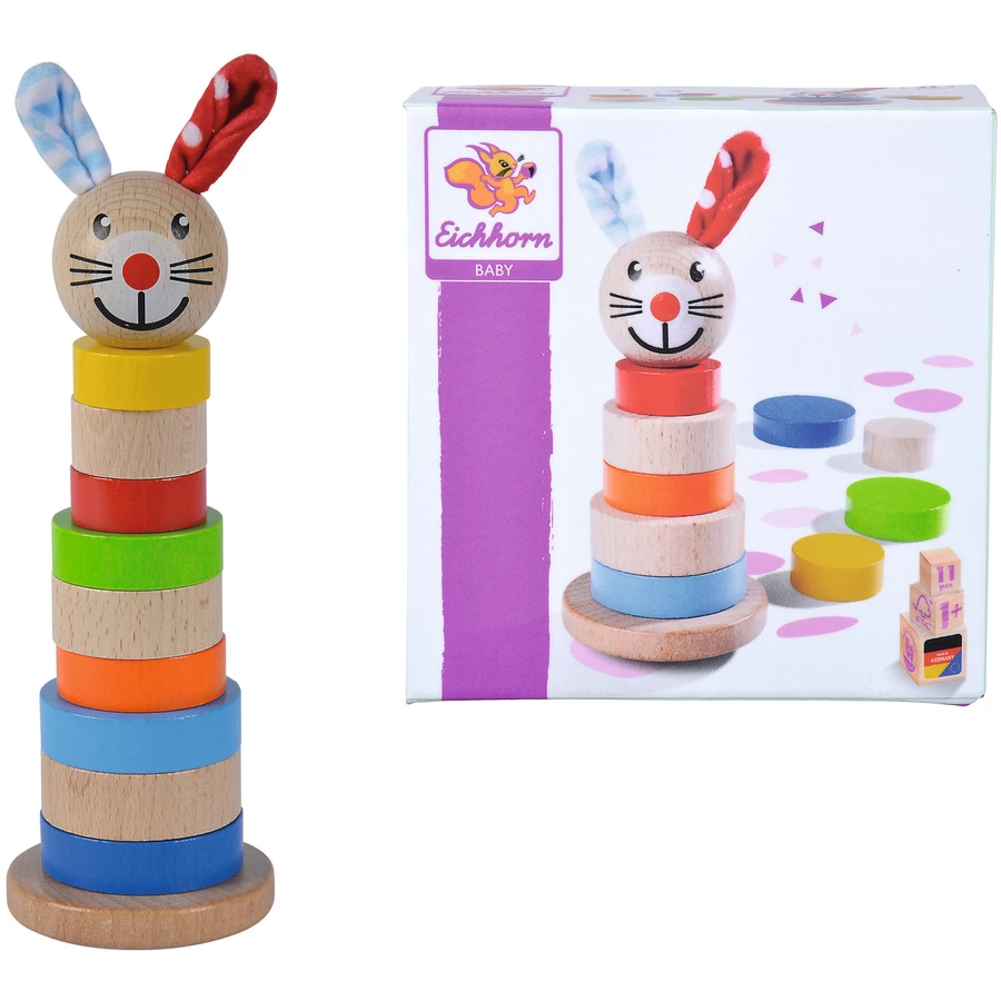 Eichhorn Baby Stapelturm Hase