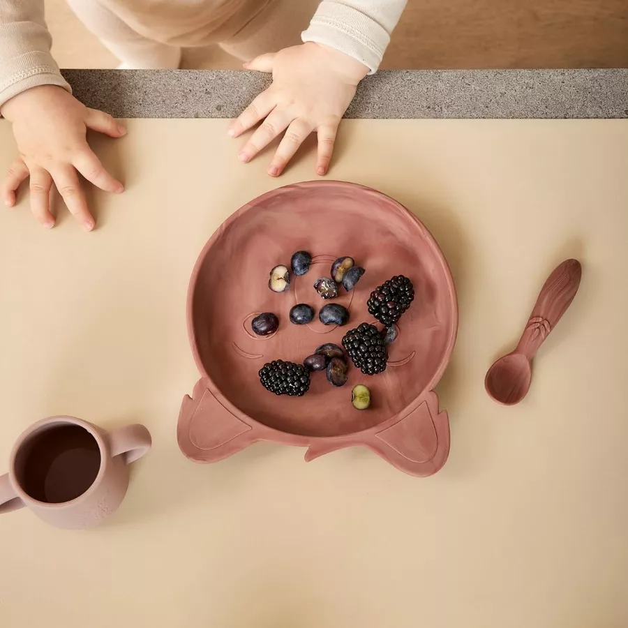 nuuroo Kinderlöffel Ella 3 Stück, Red Mix