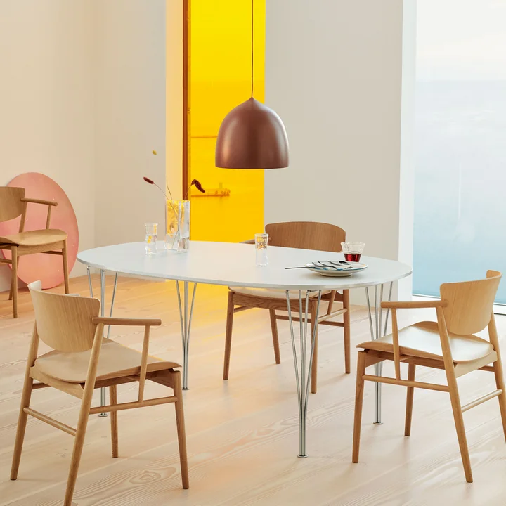 Fritz Hansen - Suspence Pendelleuchte P1, schwarz matt