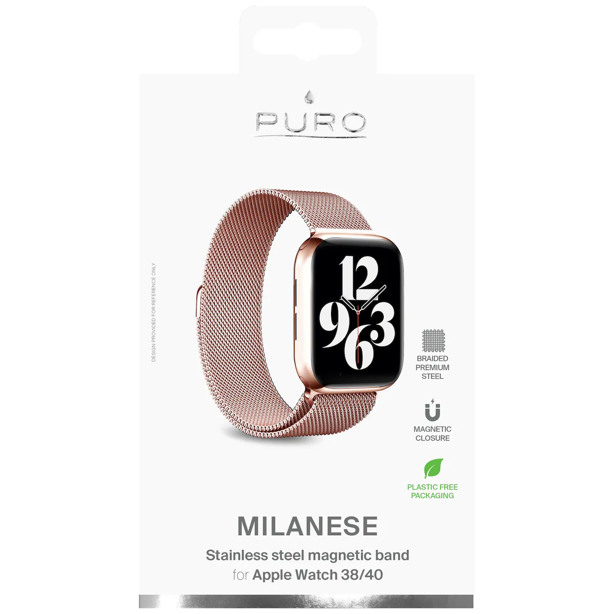 Puro Apple Watch 38-41mm Milanese reim (rosa)