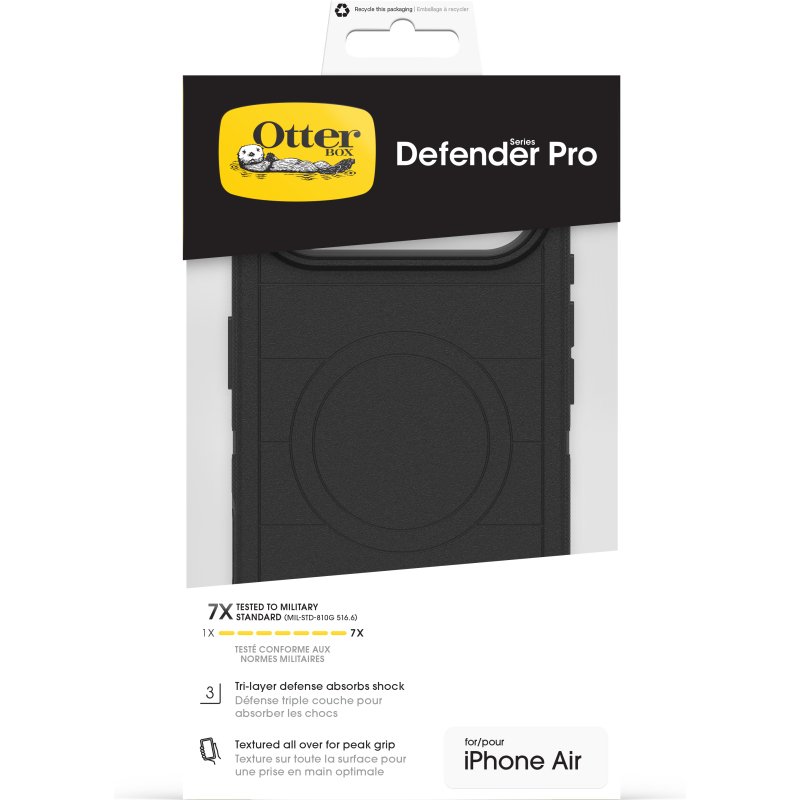 OtterBox Defender Pro MagSafe Series pour Apple iPhone Air, noir