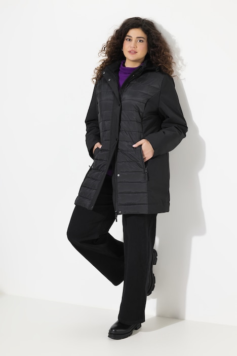 HYPRAR Hybridjacke, Stepp/Softshell, Stehkragen, Kapuze
