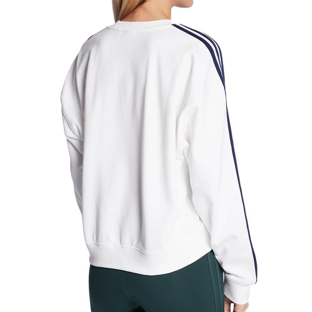 Adidas Sweat Blanc Femme Adidas Graphic HL6558