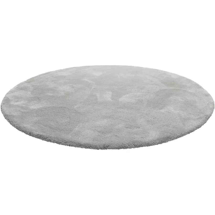 Wecon home basics Hochflorteppich Emilia hellgrau