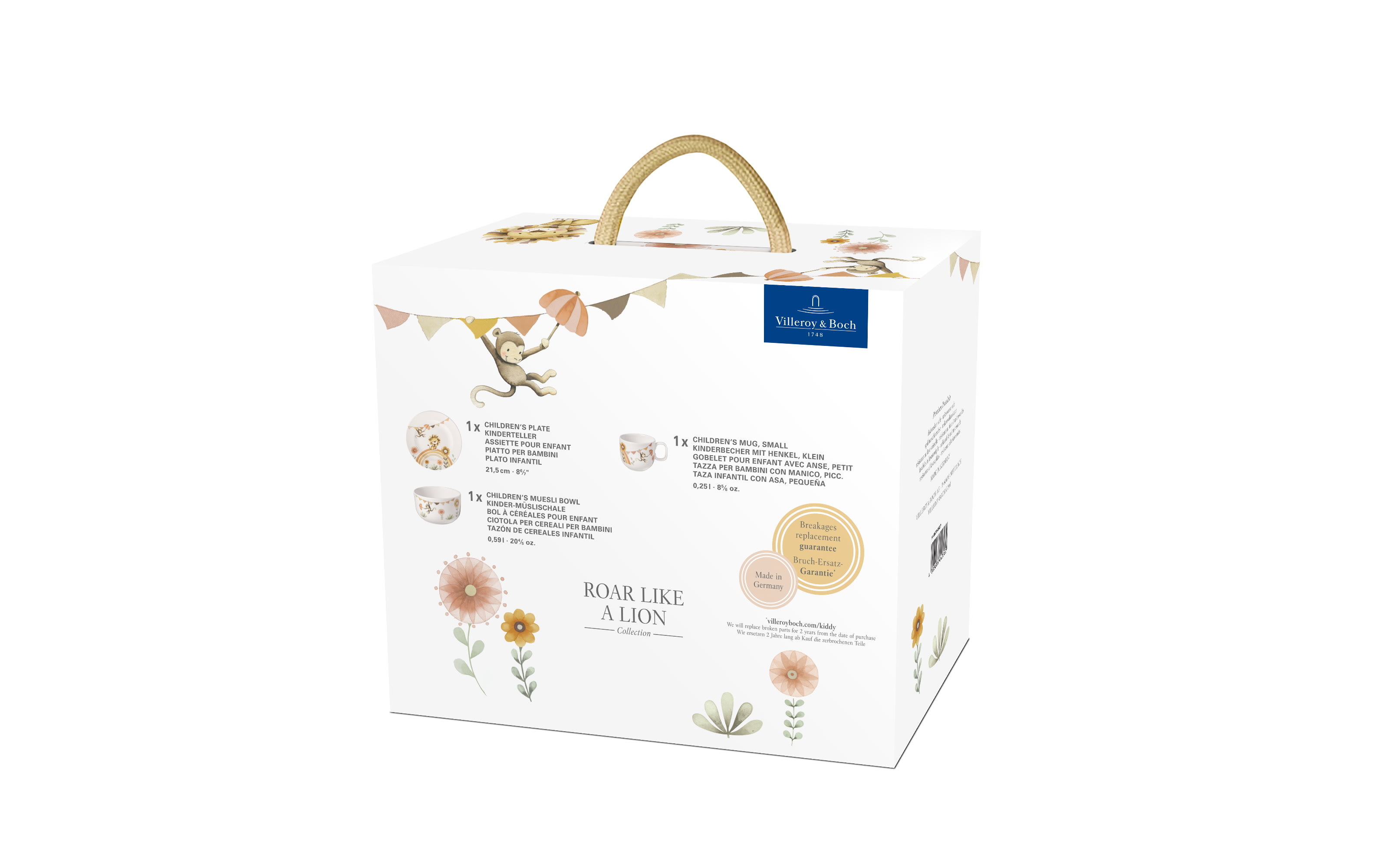 Kindergeschirr-Set Like a Lion, 3-teilg