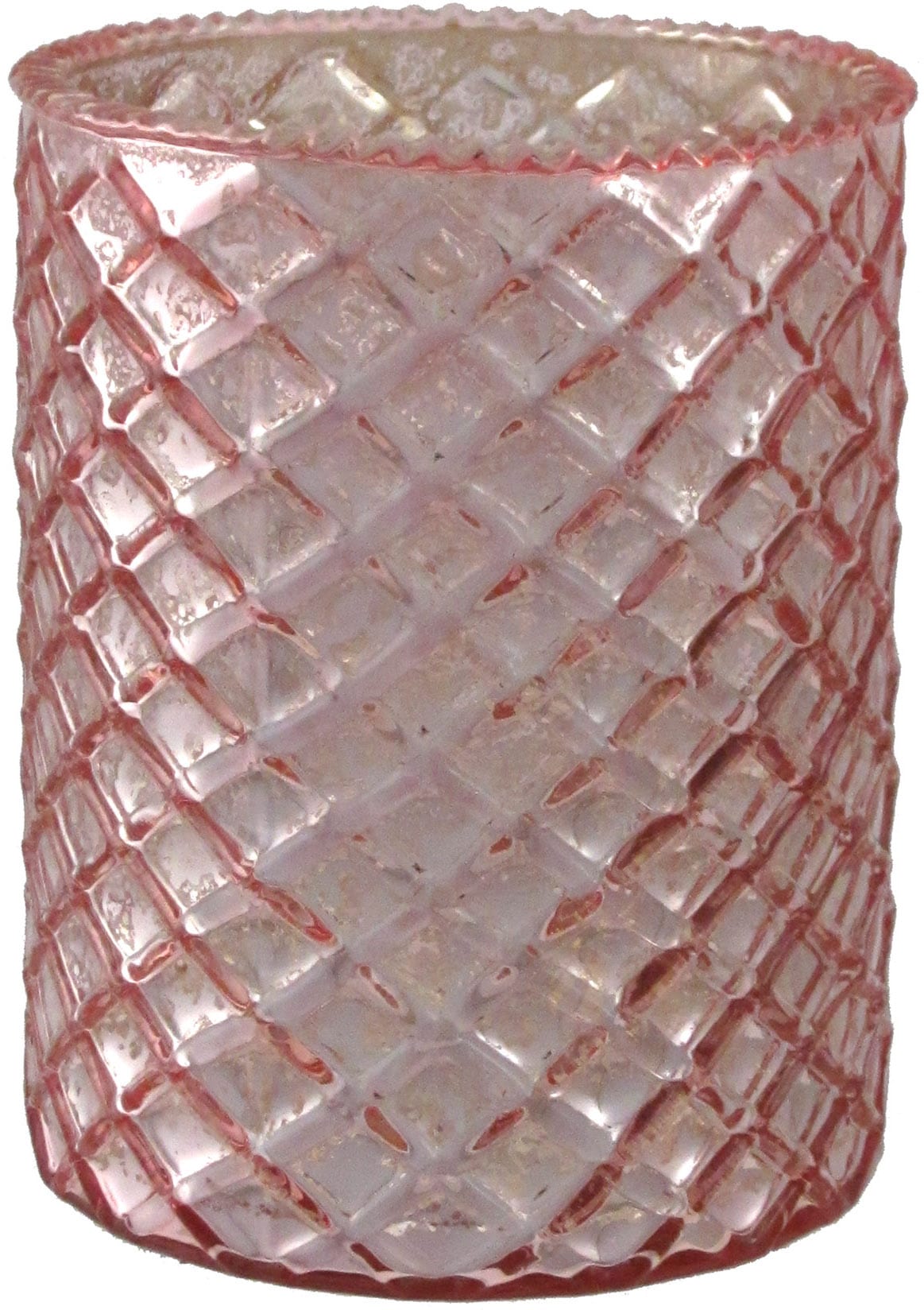 Creativ deco Windlicht mit unterschiedlich strukturierten Oberflächen, 4er Set, H: ca. 10 cm