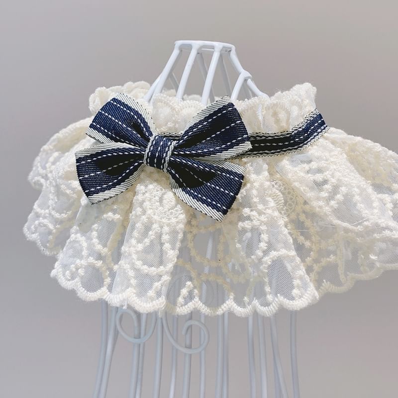 tanvtim - Ribbon Ruffle Pet Collar