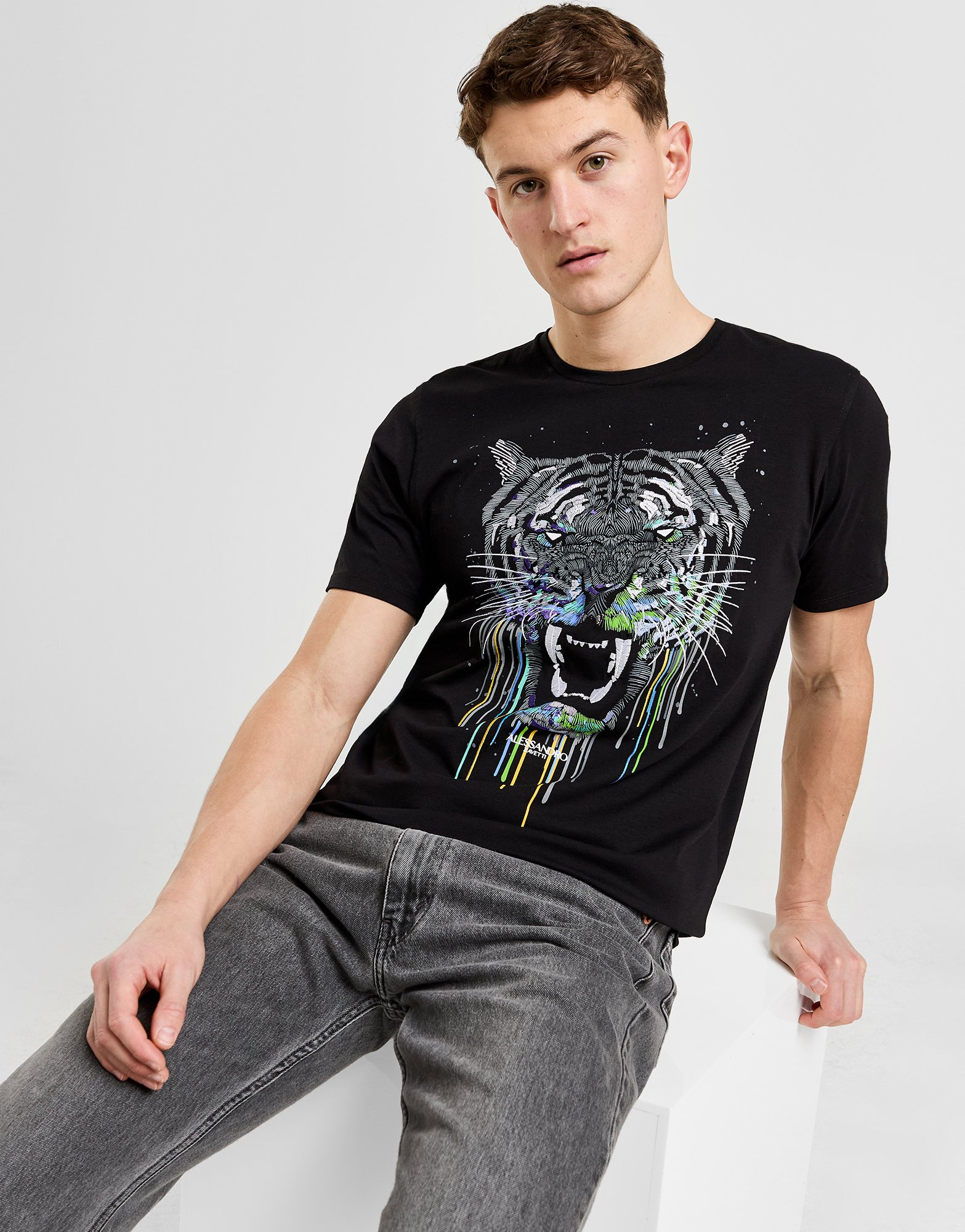 Alessandro Zavetti T-shirt Growler Imprimé Homme