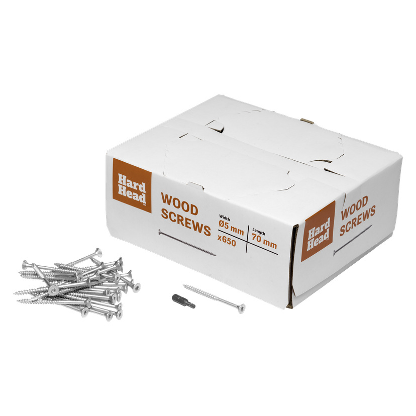 Treskruer 650-pk 5x70 mm
