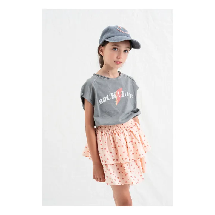 Tocoto Vintage Jupe-Short Coeur | Rose pêche
