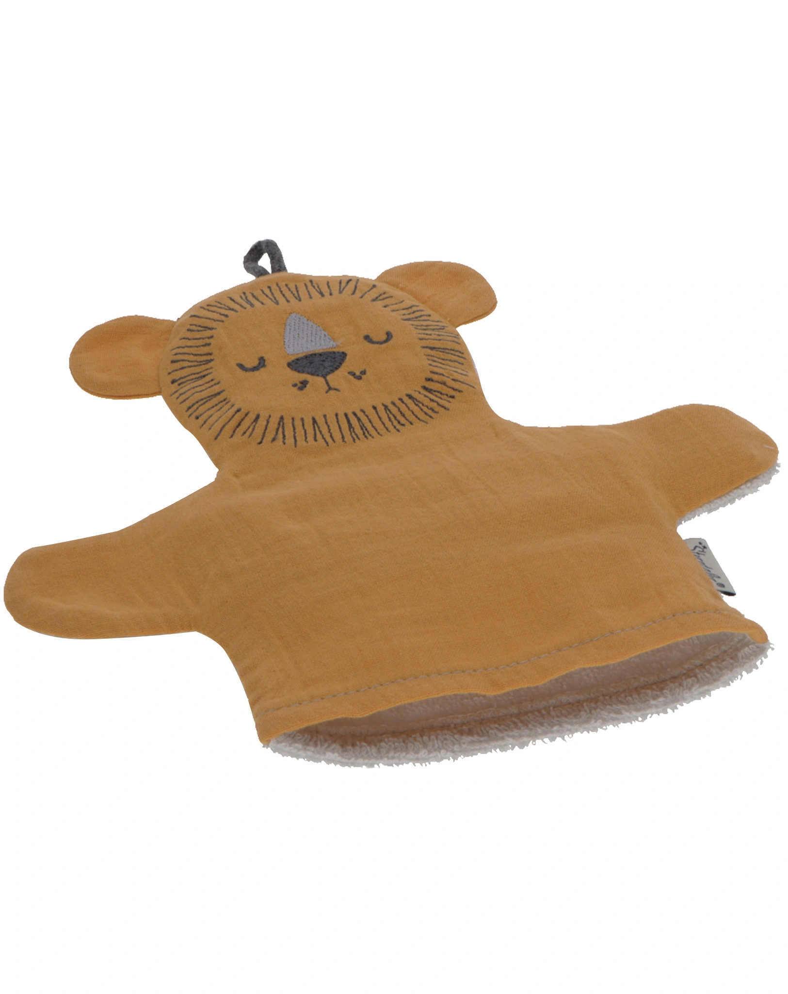 Waschhandschuh LÖWE LIO in braun