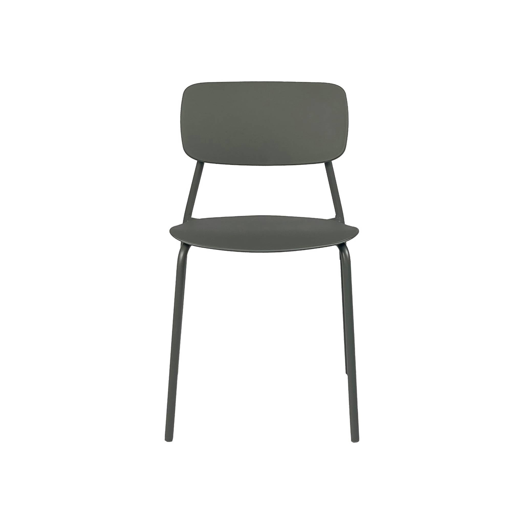 sweeek - Stapelbare tuinstoelen van staal en kunststof (set van 2)