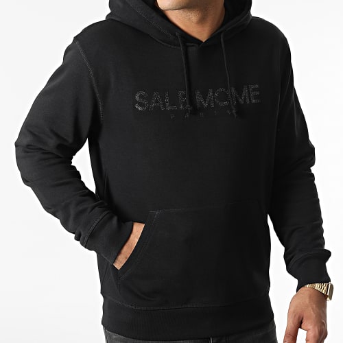 Sweat Capuche Gorille Noir Glitter