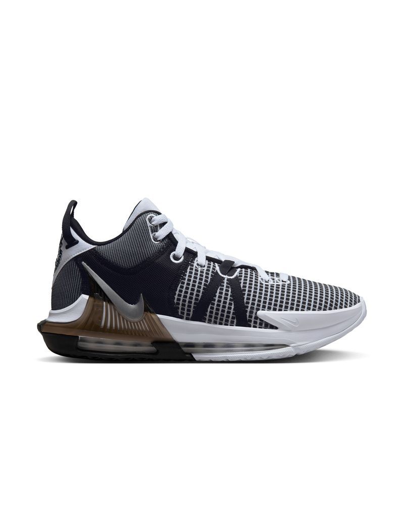 Chaussures de basket Nike LeBron Witness 7 Blanc & Noir pour homme