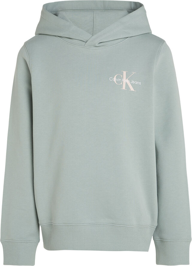 Calvin Klein SMALL MONOGRAM HOODIE Jadeite