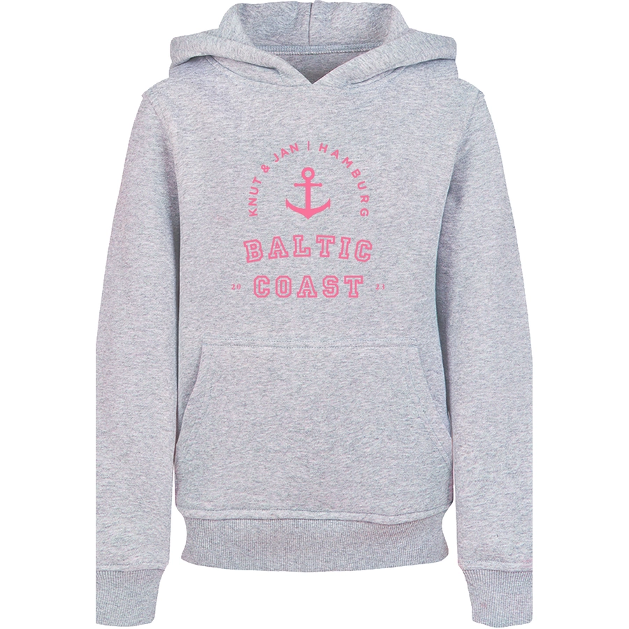 F4NT4STIC Hoodie Baltic Coast Knut & Jan Hamburg heather grey