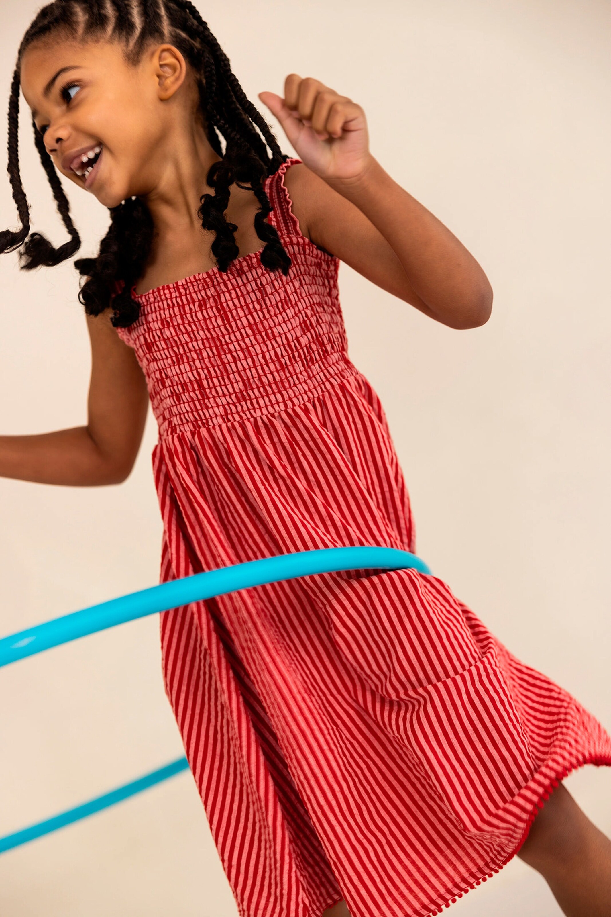NOPPIES KIDS Kleid Nicolet Stripe pattern Pink