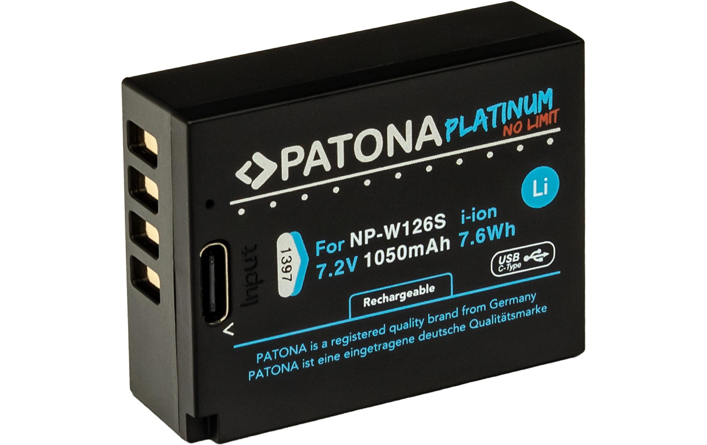 Platinum Akku für Fuji NP-W126SPlatinum Batteriesatz für Fujifilm