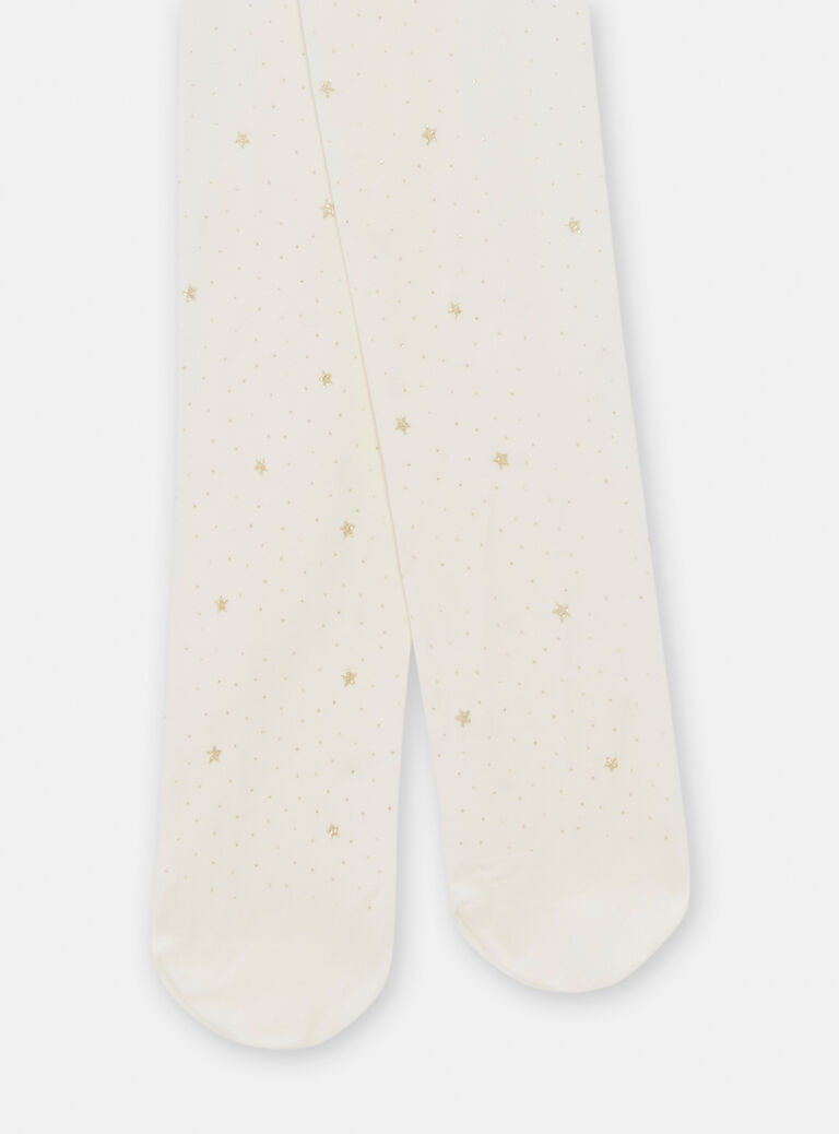 Collant à motif étoiles pailletées pour fille