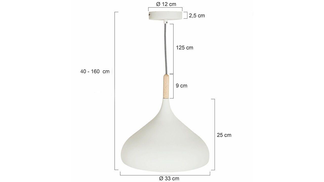 Hanglamp 7730W Mexlite ⌀33  cm