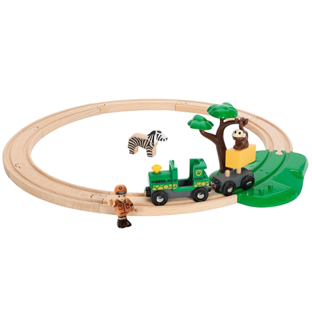 Togbane Safari Sæt - BRIO® → Luksusbaby.dk