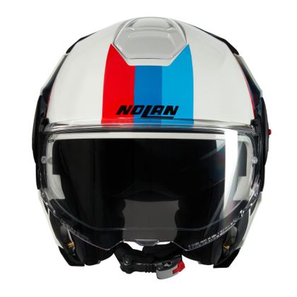 Casque Nolan N120-1 - LINEO - Blanc / Bleu
