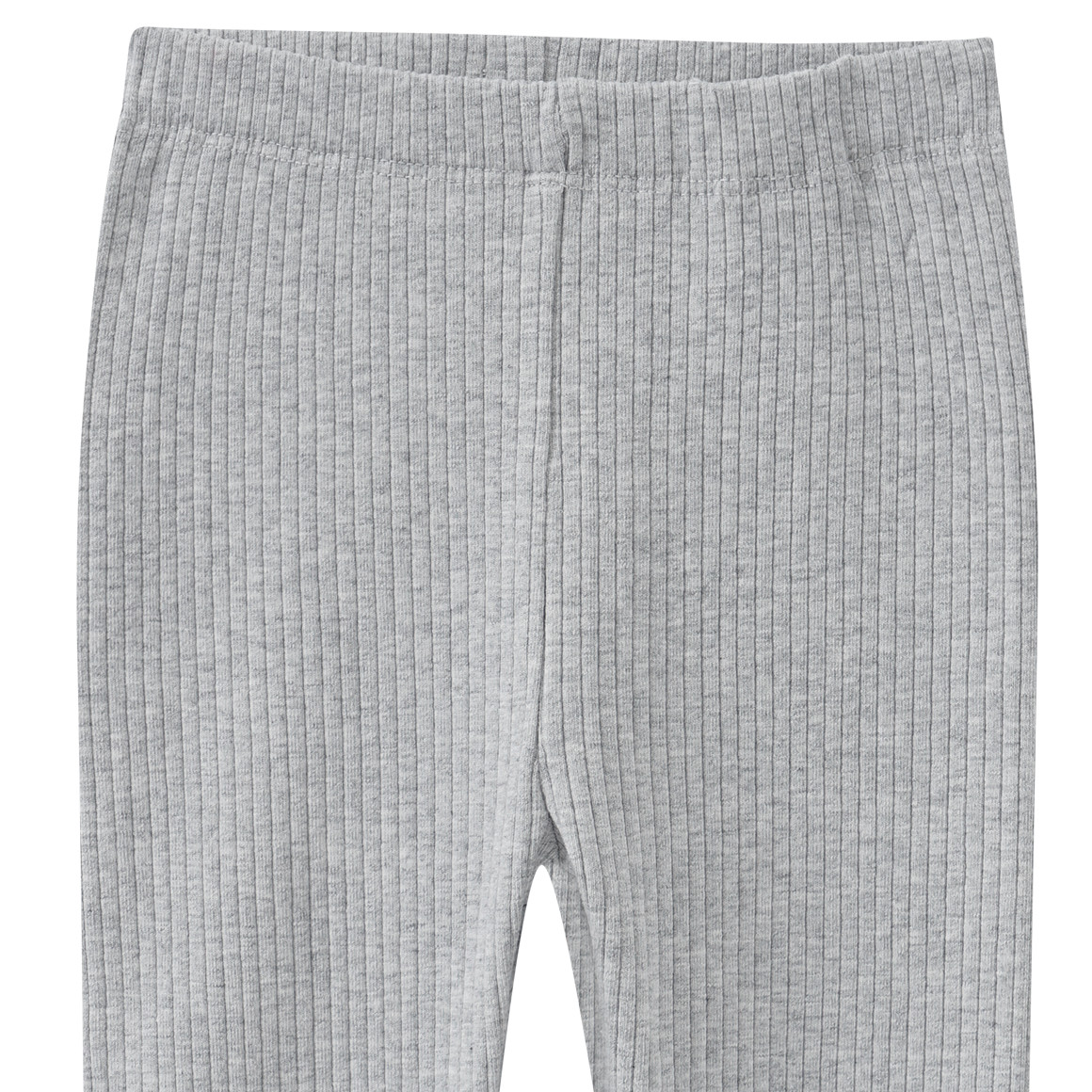 Topomini Pure Collection Baby Leggings mit Rippstruktur hellgrau