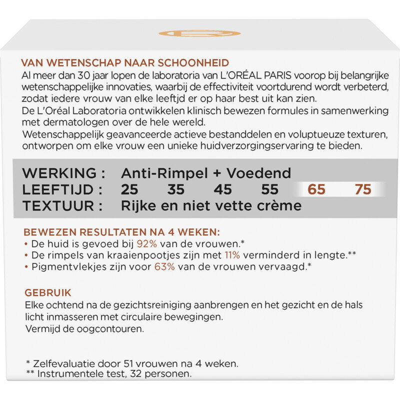 L'Oréal Wrinkle expert multivitaminen dagcreme
